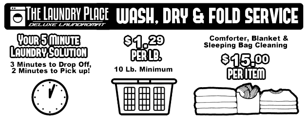 Wash Dry Fold Service Information